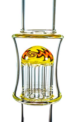 16" MK100 Treeperc Discoball Straight Waterpipe