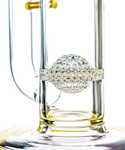 16" MK100 Treeperc Discoball Straight Waterpipe