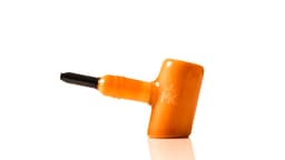MKH4 - MK100 Glass Sherlock Hammer Pipe (PACK OF 4)