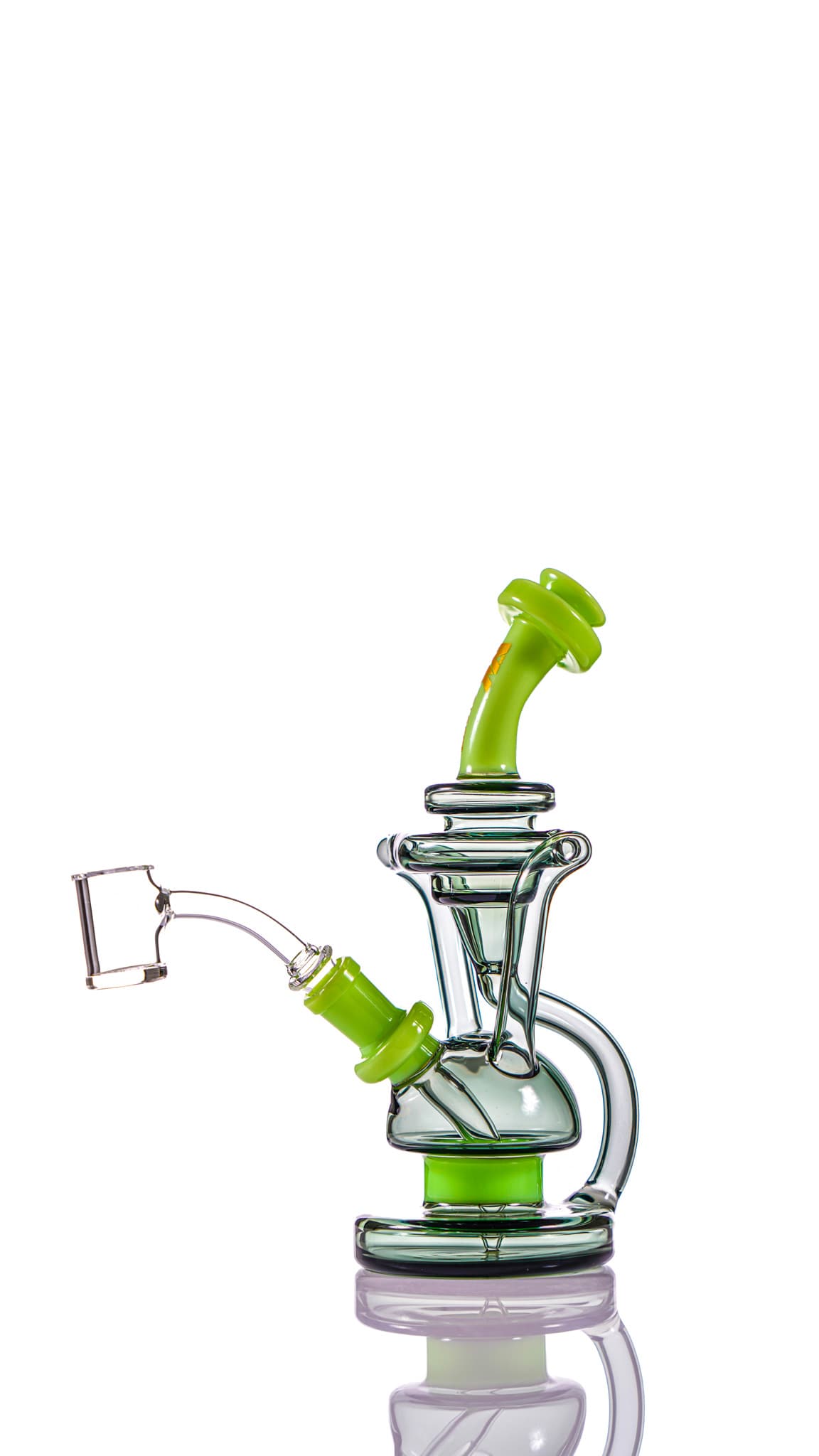 MK100 7" Trio Recycler with Premium Quartz Banger (MK46) alternate view