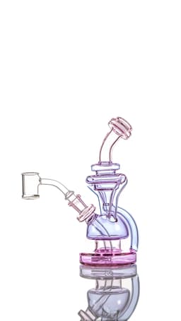 MK100 7" Trio Recycler with Premium Quartz Banger (MK46)