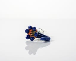 MK100 Glass WigWag Horn Bowl (MKBL3)