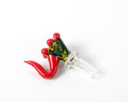 MK100 Glass WigWag Horn Bowl (MKBL3)
