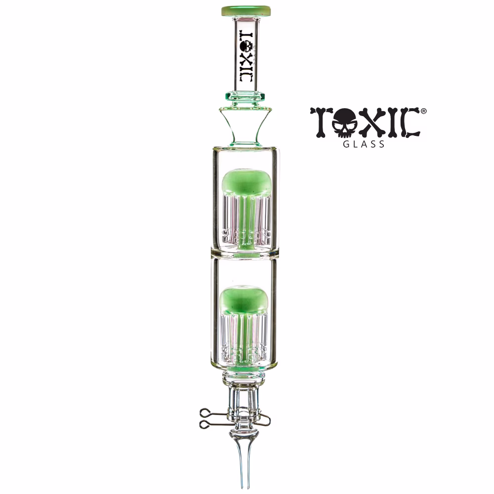 TXNC16- 13" Toxic Double Treeperc Nectar Collector