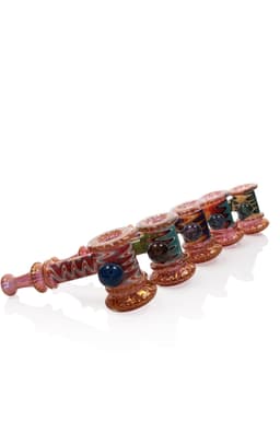 MKH15- Wigwag Dicro Fumed Hammer Bubbler