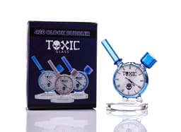 TX43- Toxic 420 Clock Bubbler