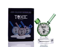 TX43- Toxic 420 Clock Bubbler