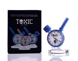 TX43- Toxic 420 Clock Bubbler