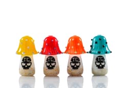 TXH9- Toxic 4" Mushroom Hand Pipe