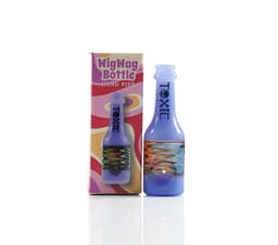 TXH12- Toxic 4" Wigwag Bottle Hand Pipe