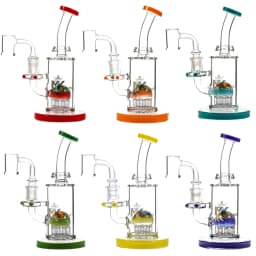 MK100 7" Mini Wigwag Tree Perc Rig (MK118)