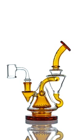 TX1- 8" Toxic Glass Waterpipes