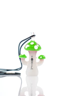 TXH14- 3" Toxic Mushroom Pendant Handpipe