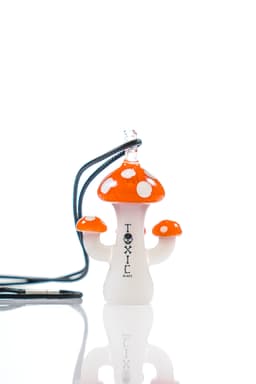 TXH14- 3" Toxic Mushroom Pendant Handpipe