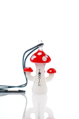 TXH14- 3" Toxic Mushroom Pendant Handpipe