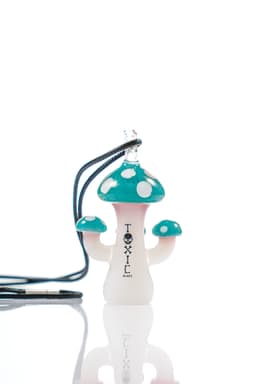 TXH14- 3" Toxic Mushroom Pendant Handpipe