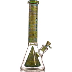 MK 14" Electroplated Engraved Art Pyramid Beaker (MK198)
