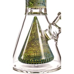 MK 14" Electroplated Engraved Art Pyramid Beaker (MK198)