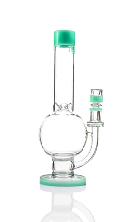 12″ Toxic Frit Perc Globe Waterpipe (TX87)