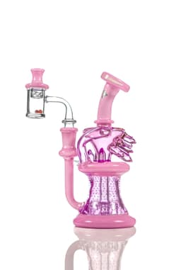 MK100 8" Ice Crystal Fumed Glass (MK208)