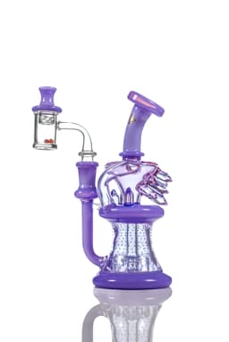 MK100 8" Ice Crystal Fumed Glass (MK208)