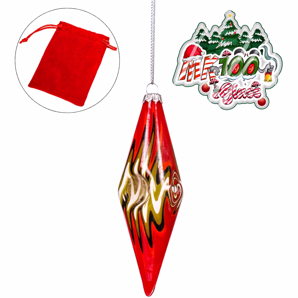 MK100 Christmas Ornaments Hand Pipes (MKH28)