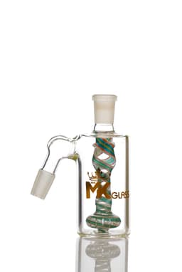 MK100 Wigwag American Color Ashcatcher W/ Perc 45° (MKAC1)