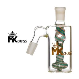 MK100 Wigwag American Color Ashcatcher W/ Perc 45° (MKAC1)