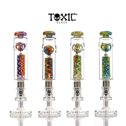 Toxic Spectrum Nectar Collector with Ceramic Screw Tip (TXNC36)
