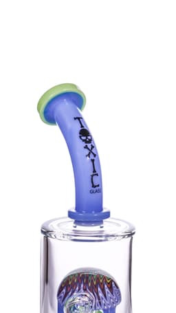 Toxic 10″ Wigwag Jellyfish Perc Rig (TX58)