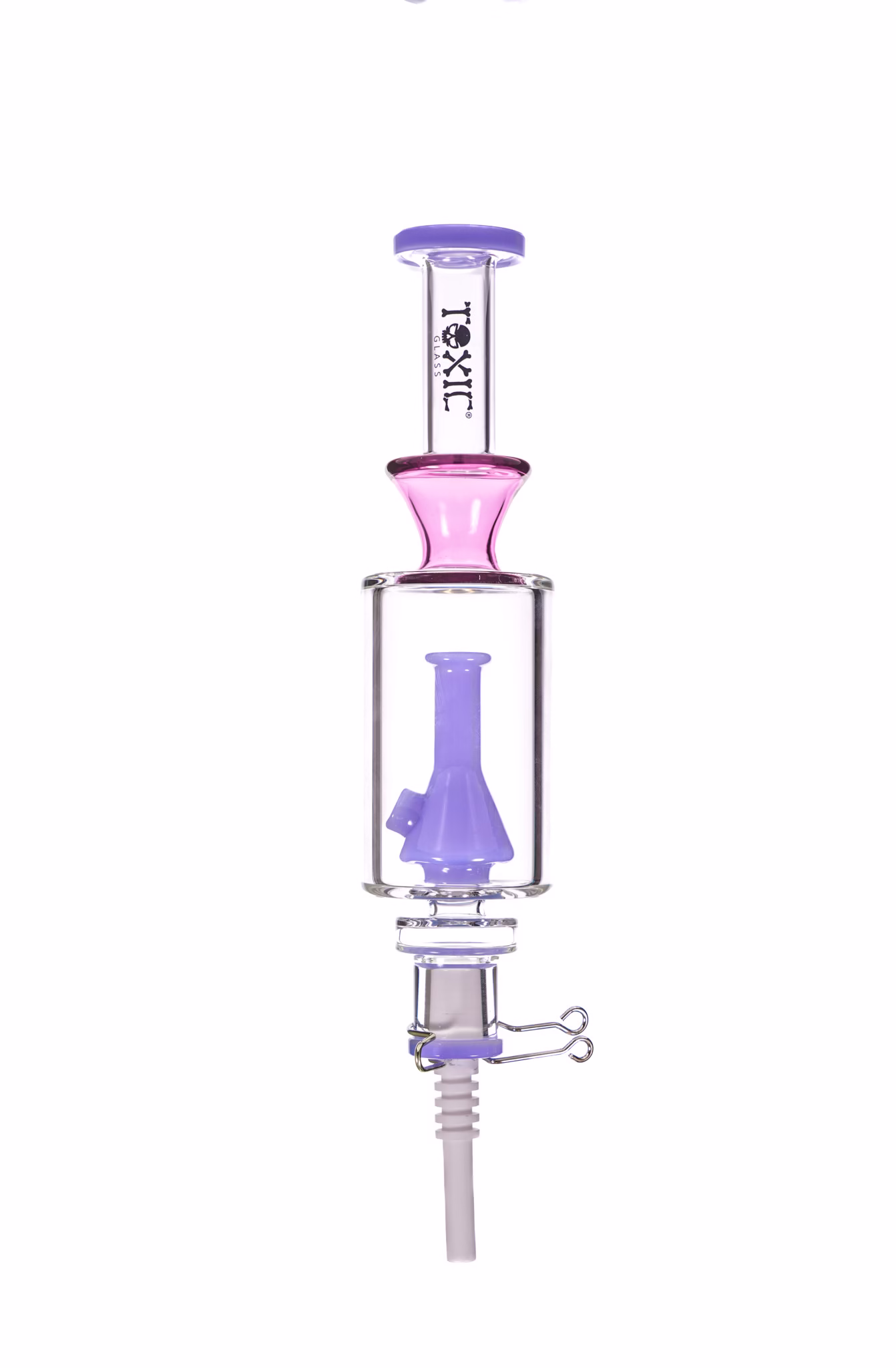 Toxic Beaker Nectar Collector with 14MM Ceramic Tip (TXNC46)
