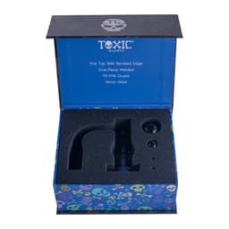 TXQB2 – Toxic Quartz 14MM 90° Round Belly Fully Welded Terp Slurper Set