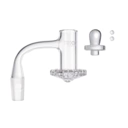 TXQB6 – Toxic Quartz 14MM 90° Diamond Bottom Fully Welded Terp Slurper Set