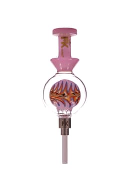 MK100 8" Wigwag Sphere Nectar Collector With 14MM Cermaic Tip (MKNC10)