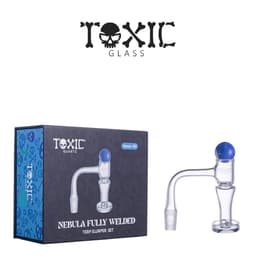 TXQB18- Toxic 14MM 90° Nebula Fully Welded Terp Slurper Set