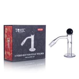 TXQB12 - Toxic 14MM 45° Etched Bottom Fully Welded Terp Slurper Set