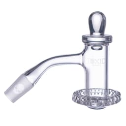 TXQB15 - Toxic 14MM 45° Diamond Bottom Fully Welded Terp Slurper Set
