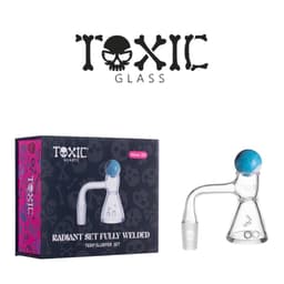 TXQB21 - Toxic 14MM 90° Radiant Set Fully Welded Terp Slurper Set