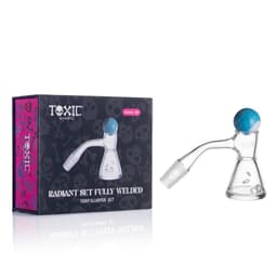 TXQB23 - Toxic 14MM 45° Radiant Set Fully Welded Terp Slurper Set
