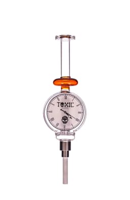 TXNC56 - Toxic 420 Clock Nectar Collector with 14MM Ceramic Tip
