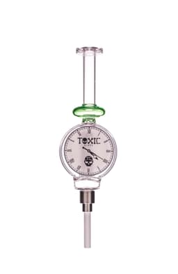 TXNC56 - Toxic 420 Clock Nectar Collector with 14MM Ceramic Tip